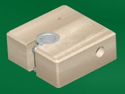 wood block with coupler